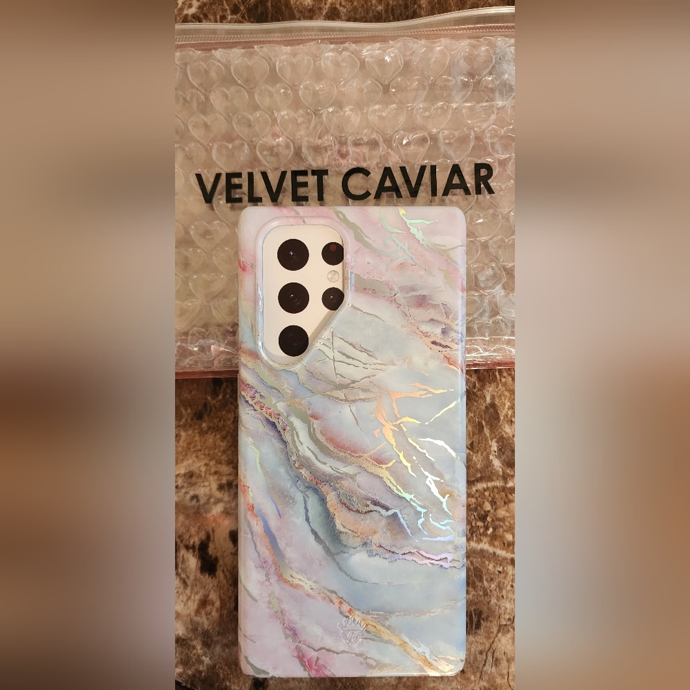 Velvet Caviar Holografic Moonstone Marble Phone Case For Samsung Galaxy S22